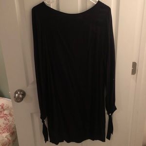 H&M black dress with ties